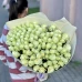 Букет 101 белая роза Кения 60 см с упаковкой