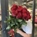 Букет из 11 красных роз Родос Премиум, 70 см